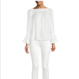 NWT Ungaro Daryn Smocked Blouse
